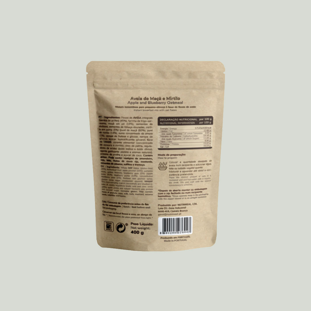 Aveia de Maçã e Mirtilo - 400g