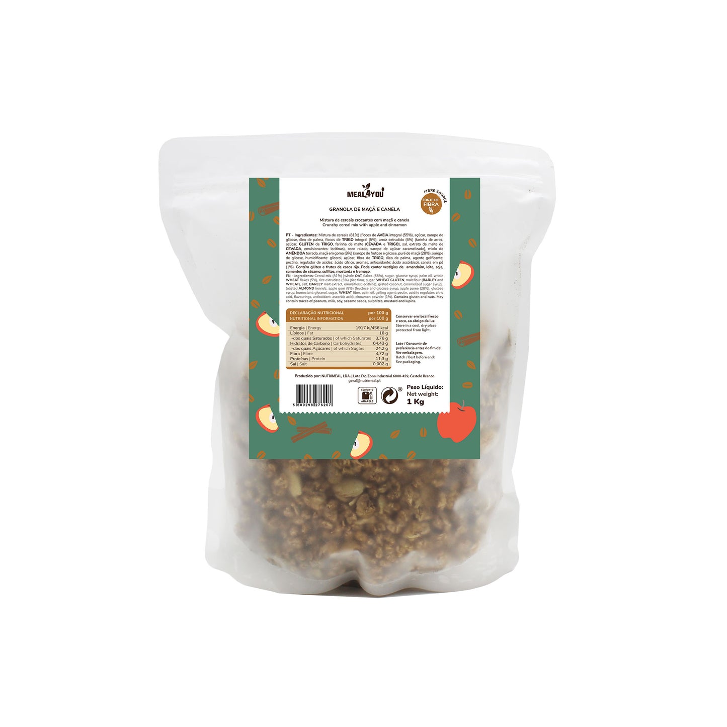 Granola de Maçã e Canela - 300g
