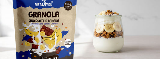 Parfait Crocante de Chocolate e Banana