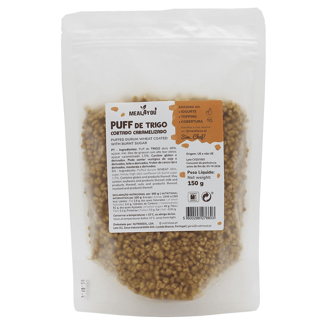 Puff de Trigo cortado caramelizado 150g