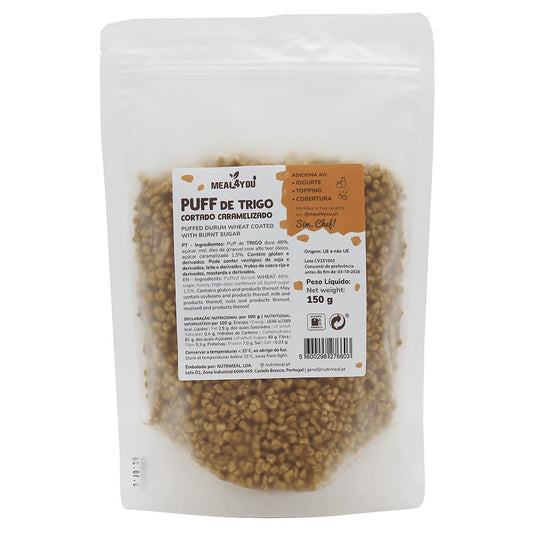 Puff de Trigo cortado caramelizado 150g
