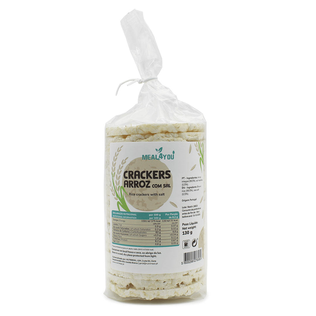 Crackers Arroz  com sal 130g