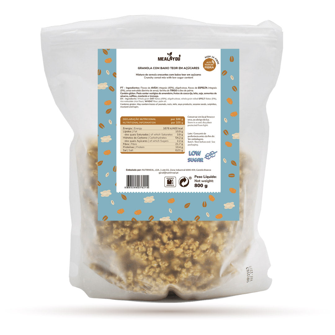 Granola Baixo teor em açúcares Meal4You