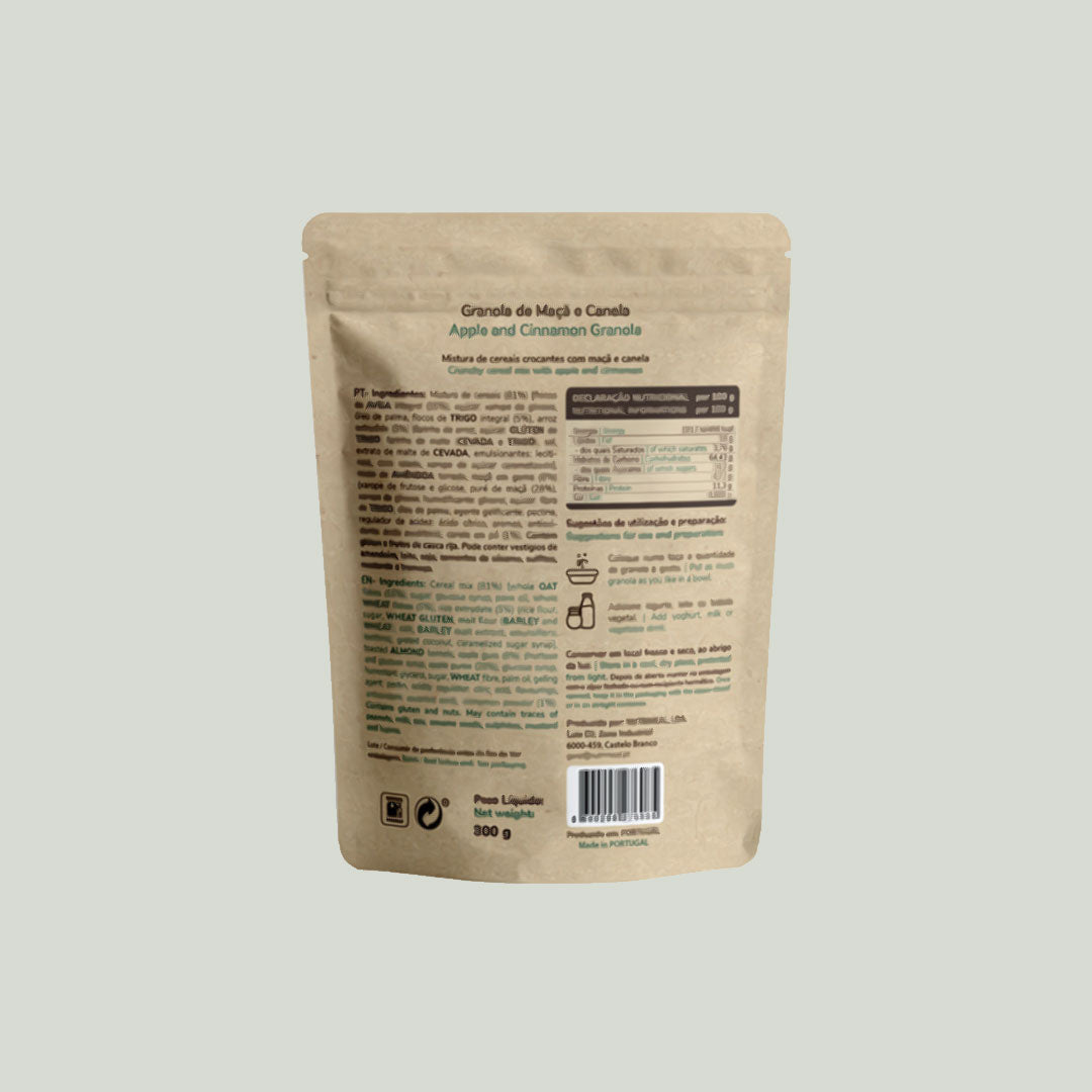 Granola de Maçã e Canela - 300g
