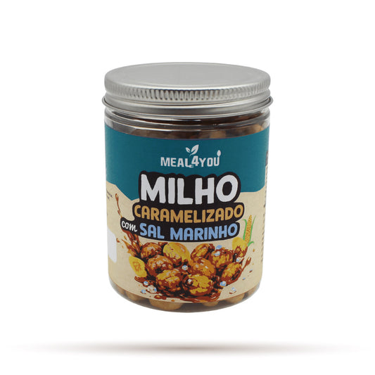Milho caramelizado com sal marinho