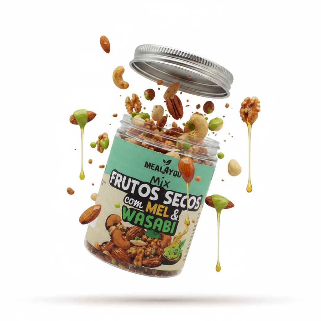 Mix Frutos secos com mel e wasabi