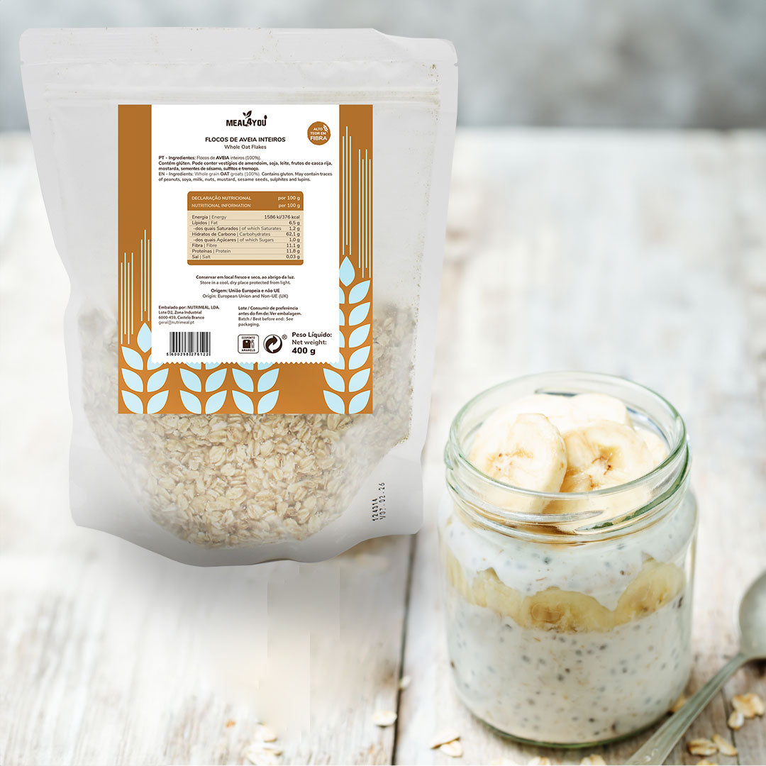 Flocos de Aveia inteiros Meal4You