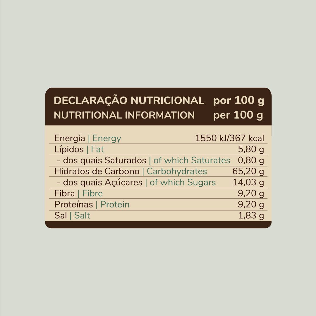 Panquecas Aveia, Maçã e Spirulina - 400g