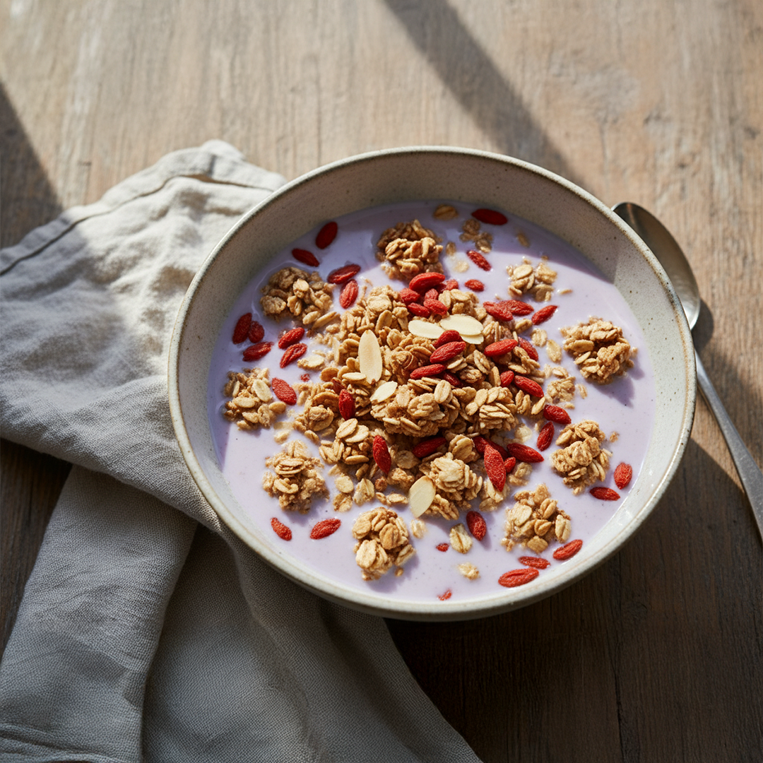 Granola de Amêndoa, Bagas de Goji e Açaí - 300 g